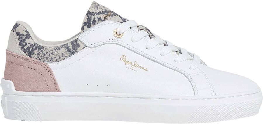 Pepe Jeans Camden Twist Schoenen Wit Vrouw