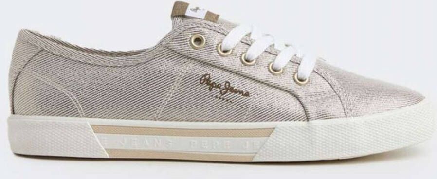 Pepe Jeans Dames Sneaker Brady Party Gold GOUD