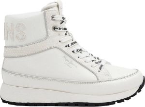 Pepe Jeans Dean Patch Sneakers Wit Vrouw