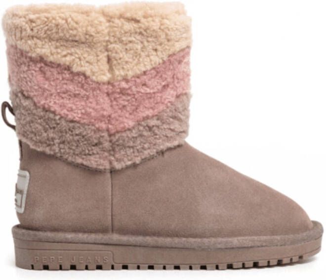 Pepe Jeans Diss Fur Booties Bruin Jongen