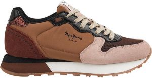 Pepe Jeans Dover Shine Sneakers Nut Brown