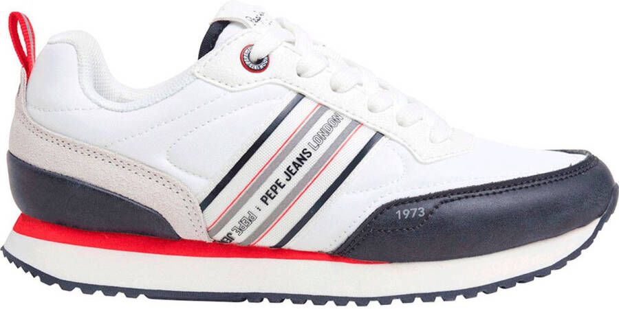 Pepe Jeans Dublin Half B Schoenen Wit Jongens