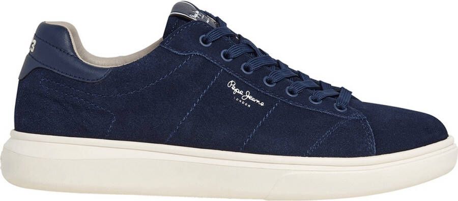 Pepe Jeans Eaton Suede Schoenen Blauw Man