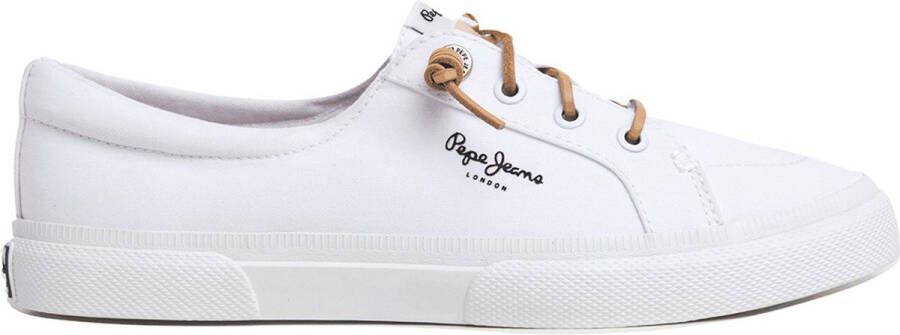Pepe Jeans Kenton Block Schoenen Wit Vrouw