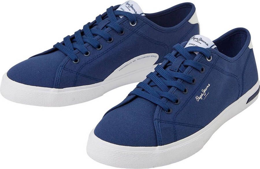Pepe Jeans Keton Series Herensneakers Granatowy Textiel