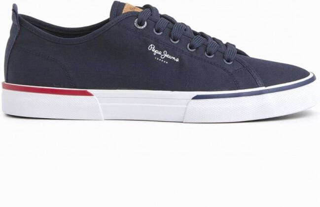 Pepe Jeans Brady Basic Lage Sneakers Blauw Jongen