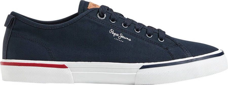 Pepe Jeans Brady Basic Lage Sneakers Blauw Jongen