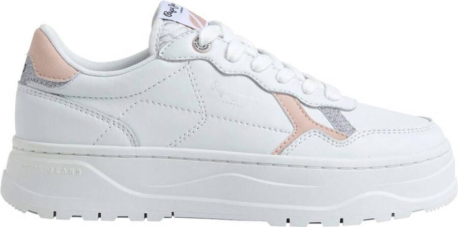 Pepe Jeans Kore Glin Lage Sneakers Wit Vrouw
