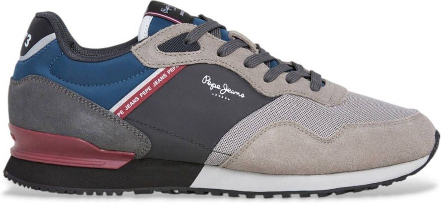 Pepe Jeans Leren sneakers Londen Brick