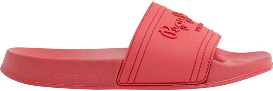 Pepe Jeans Logo Slippers Rood Vrouw