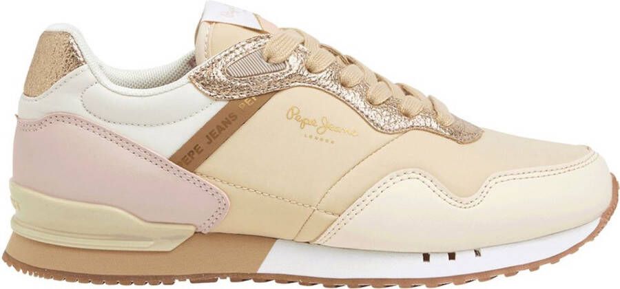 Pepe Jeans London Albal Lage Sneakers Beige Vrouw