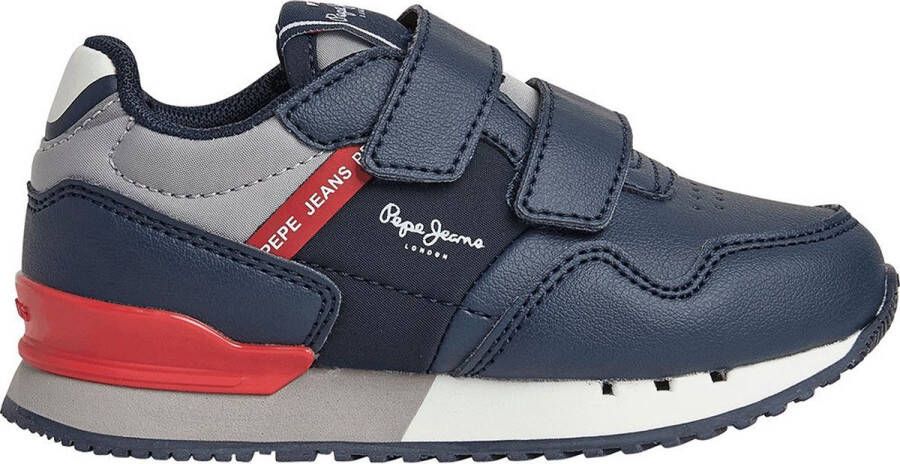 Pepe Jeans London Bright Bk Sneakers Grijs Jongen