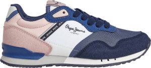 Pepe Jeans London Classic G Sneakers Blauw Jongen