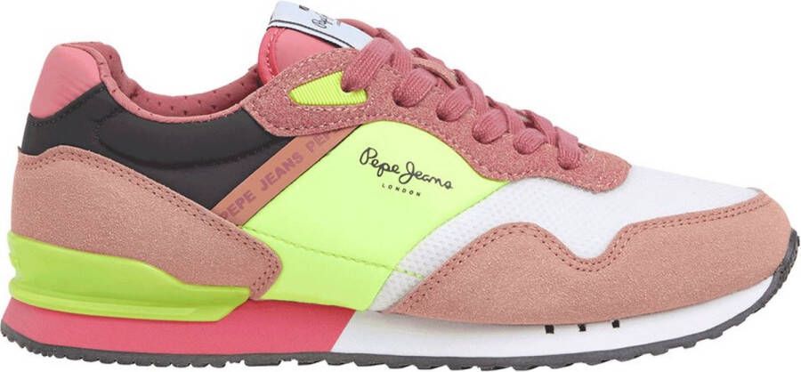 Pepe Jeans London Mad Lage Sneakers Roze Vrouw