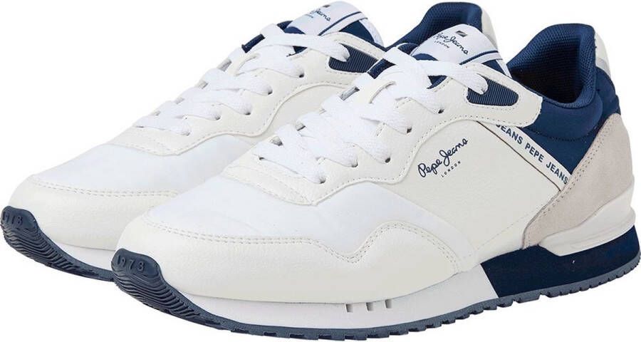 Pepe Jeans Serie Witte Sportschoenen Vetersluiting