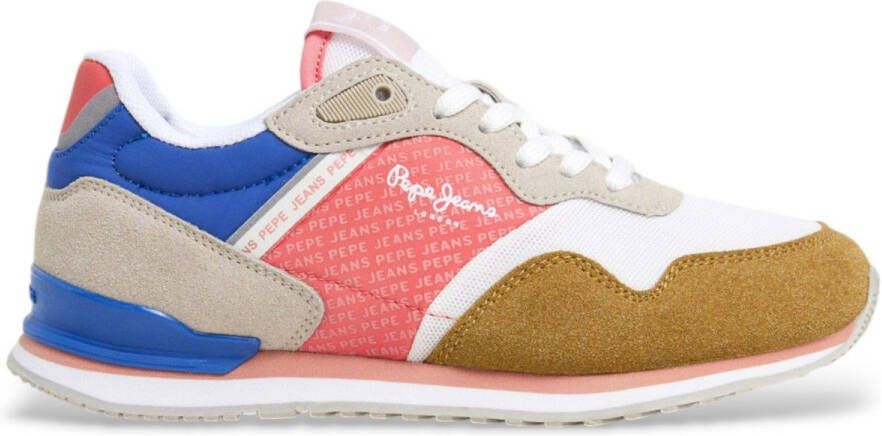 Pepe Jeans London Print veelkleurige sportschoenen