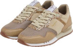 Pepe Jeans London Queen Sneakers Dames Beige