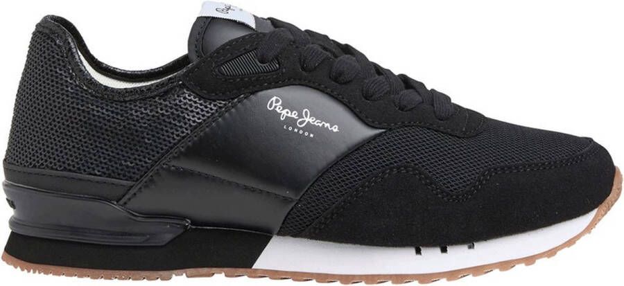 Pepe Jeans London Troy Lage Sneakers Zwart Vrouw