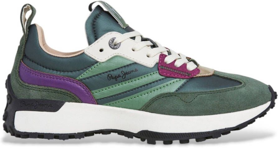 Pepe Jeans Lucky Glimmend Leren Sneakers