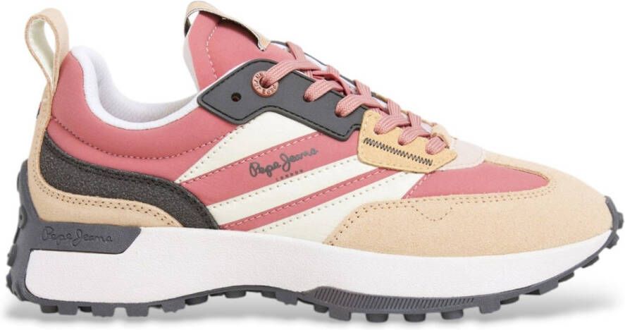 Pepe Jeans Lucky Mains veelkleurige leren sportschoenen