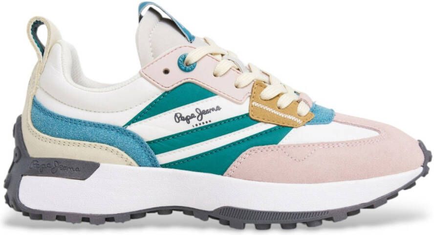 Pepe Jeans Lucky Mains veelkleurige leren sportschoenen