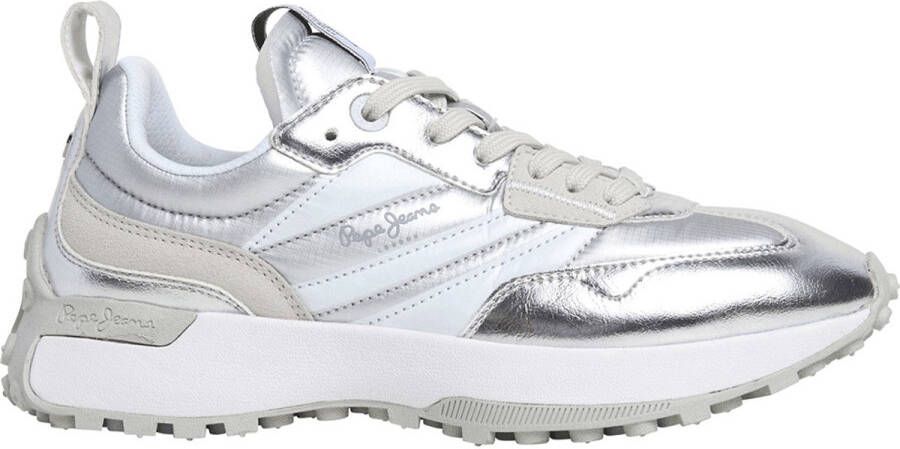Pepe Jeans Lucky Metallic Schoenen Zilver Vrouw