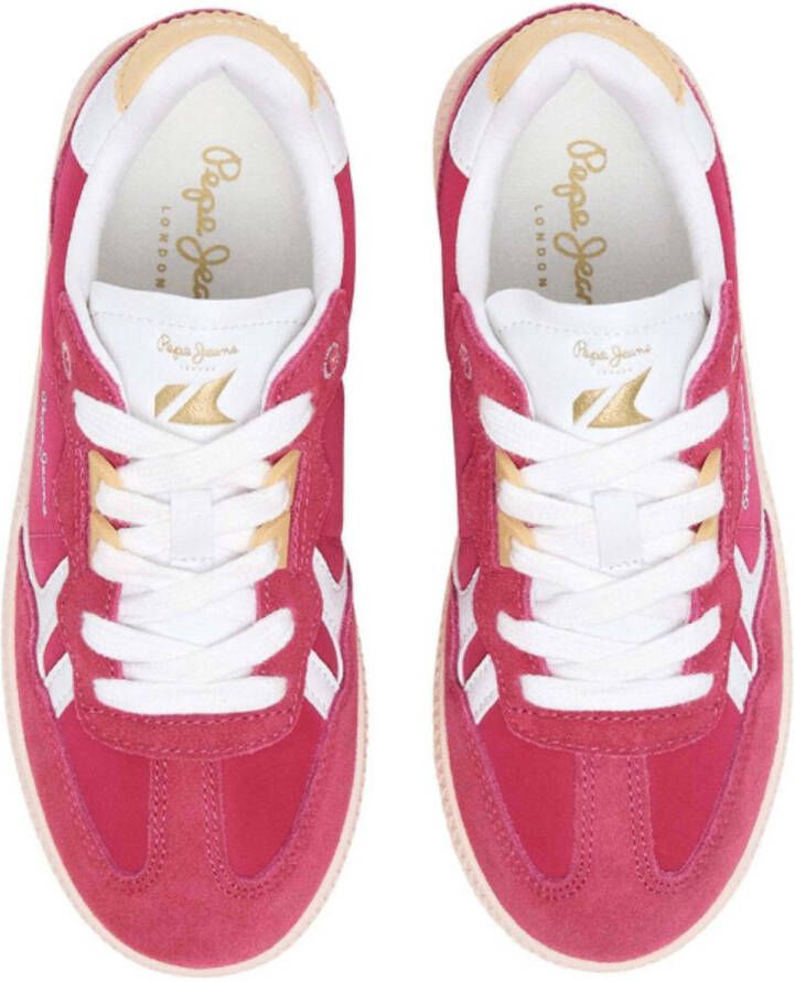 Pepe Jeans Meisjes Sneaker Ball Glam G Disco Pink Fushia