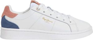 Pepe Jeans Milton Soft Lage Sneakers Wit Vrouw