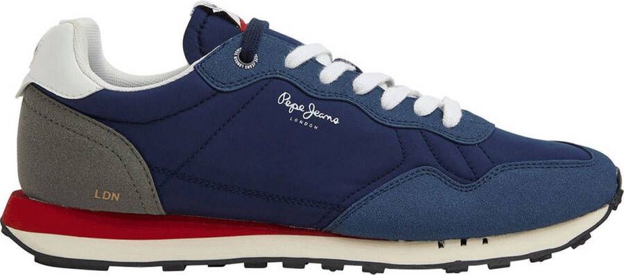 Pepe Jeans Serie Sportieve Schoenen Laag Veters Blauw