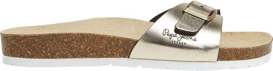 Pepe Jeans Oban Metal Sandalen Goud Vrouw