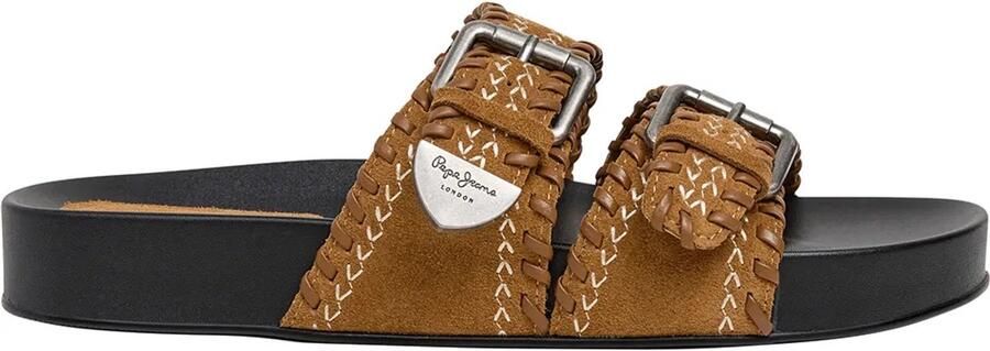 Pepe Jeans Agnes Ethnic Sandalen Bruin Vrouw