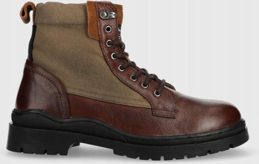 Pepe Jeans AWE Serie Bruine Leren Laarzen - Foto 2