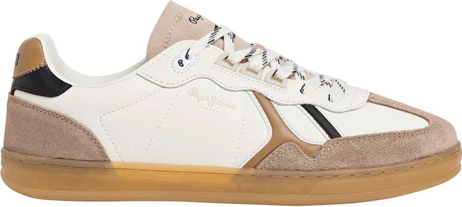 Pepe Jeans Sneakers laag 'BALL MOOD' beige donkerbeige bruin zwart
