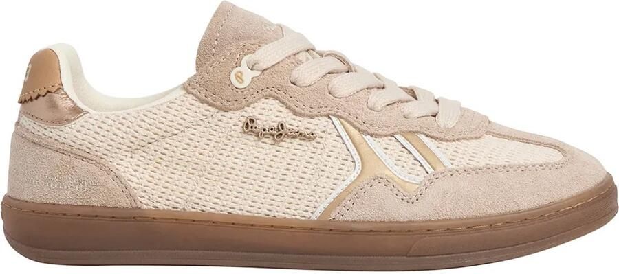 Pepe Jeans Ball Natural Schoenen Wit Vrouw