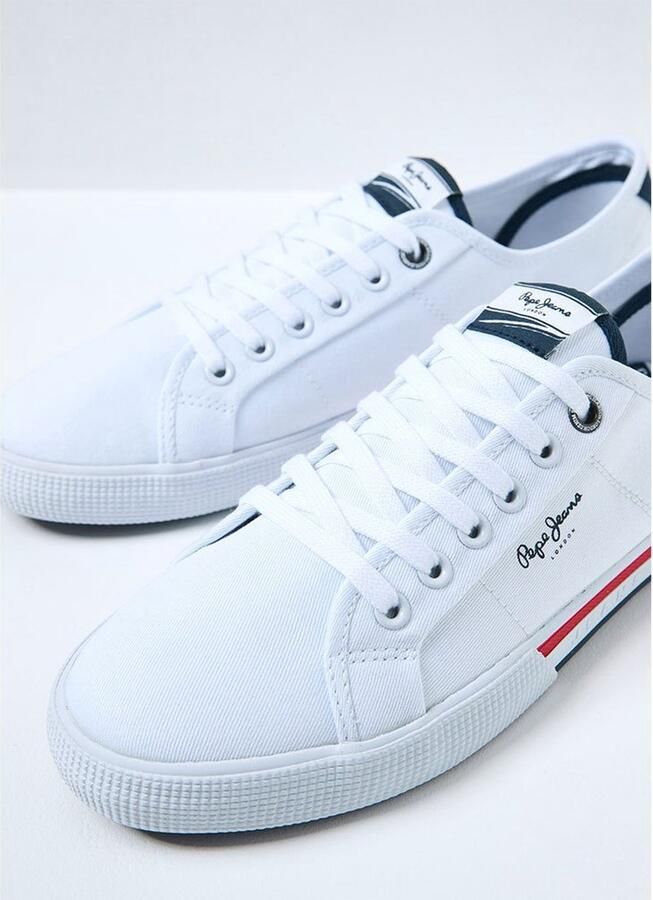 Pepe Jeans Brady Men Basic Schoen White Heren - Foto 3