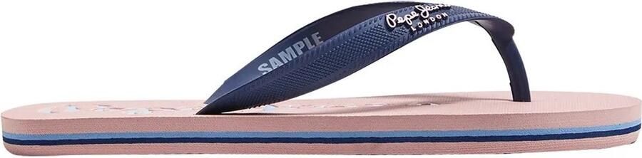 Pepe Jeans Bay Beach Brand W Slippers Blauw Vrouw