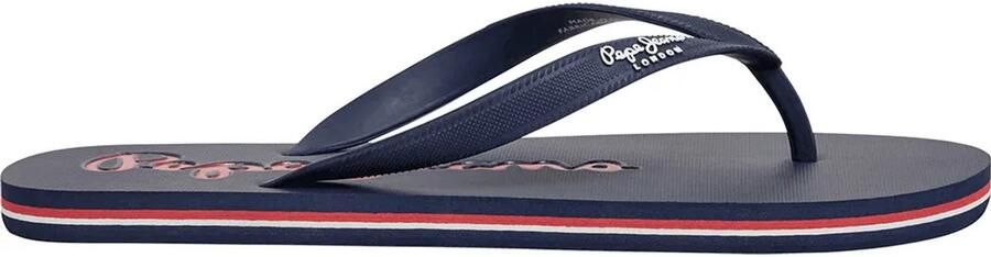 Pepe Jeans Bay Beach Party Slippers Blauw Man