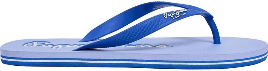 Pepe Jeans Bay Beach Party Slippers Blauw Man