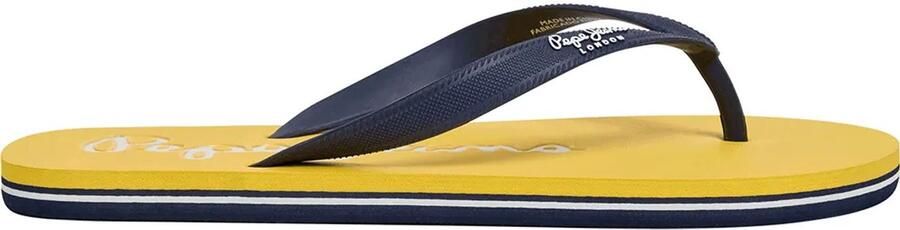 Pepe Jeans Bay Beach Party Slippers Geel Man