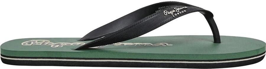 Pepe Jeans Bay Beach Party Slippers Groen Man