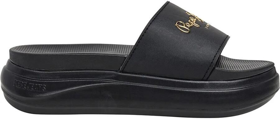 Pepe Jeans Bella Log Slippers Zwart Vrouw