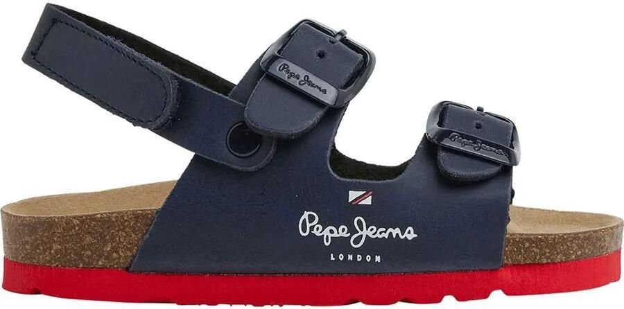 Pepe Jeans Bio Double Kansas Bk Sandalen Blauw Jongens