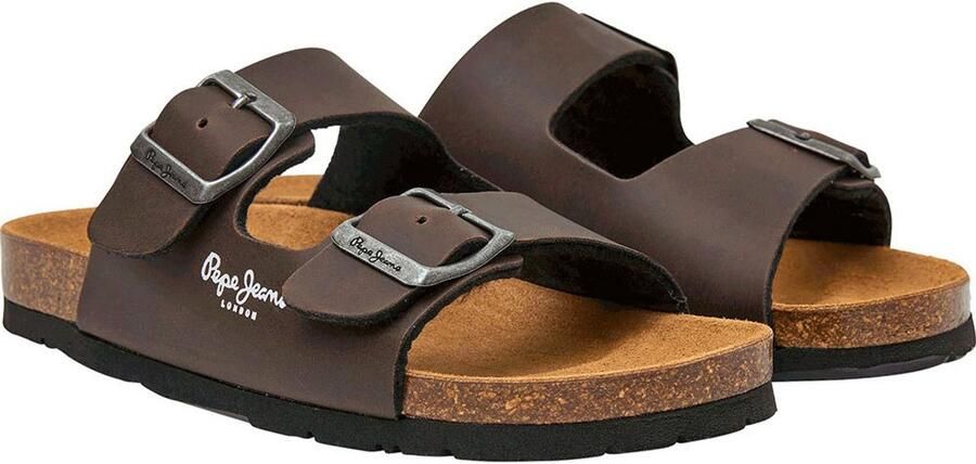 Pepe Jeans Bio Double Kansas Sandalen Bruin Jongens