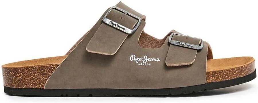 Pepe Jeans Bio Double Velour Sandalen Bruin Man