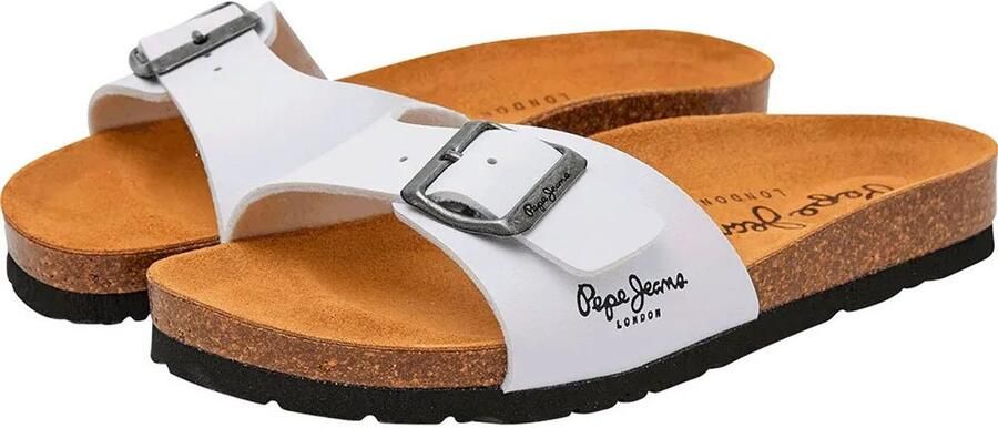 Pepe Jeans Bio Single Champion Sandalen Wit Jongens
