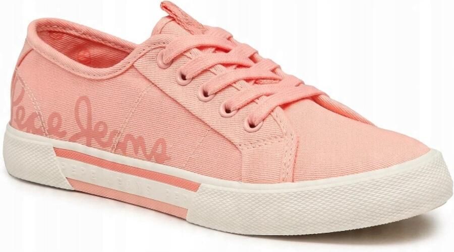 Pepe Jeans Brady Lage Roze Damessneakers Logo