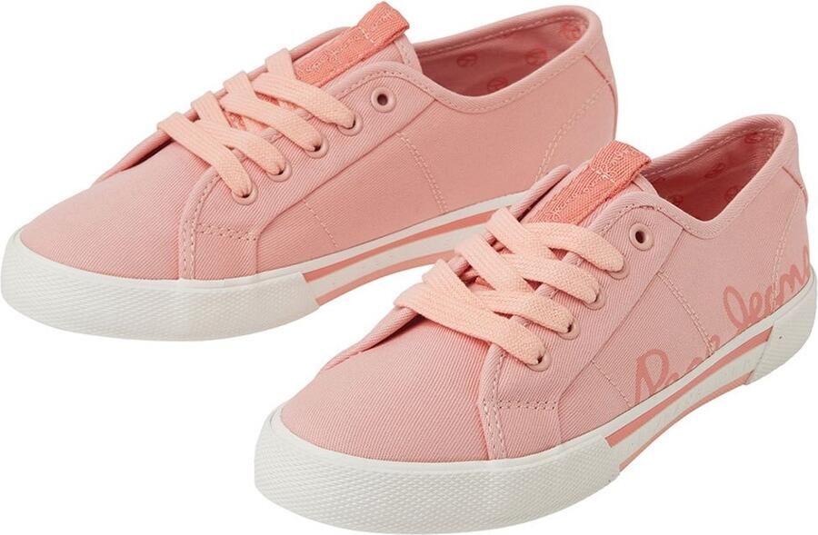 Pepe Jeans Brady Logo Lage Sneakers Roze Vrouw - Foto 2