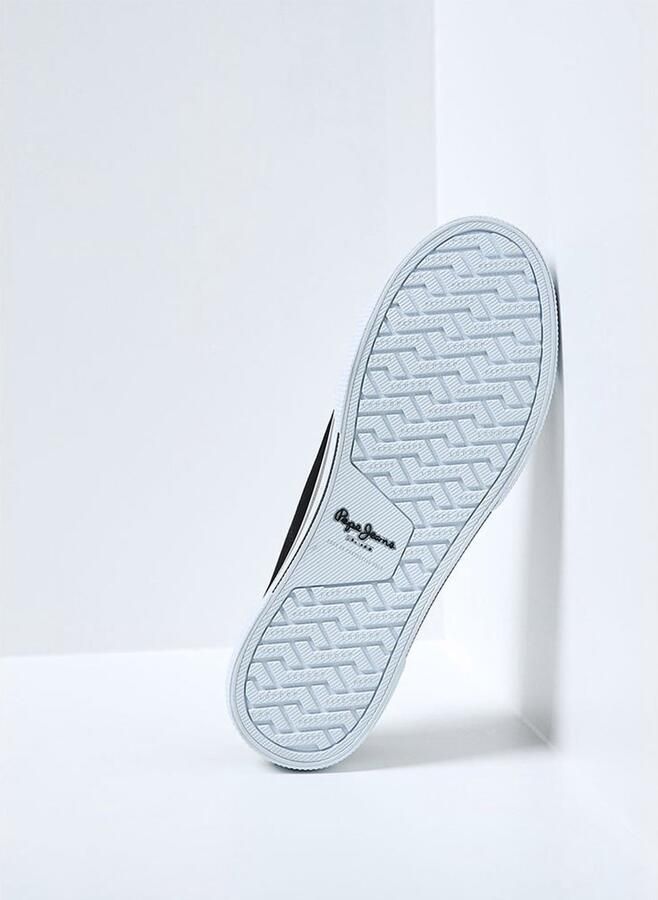 Pepe Jeans Brady Serie Lage Sneakers Zwart Textielmateriaal - Foto 3