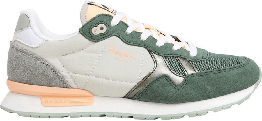 Pepe Jeans Brit Camp Schoenen Groen Vrouw