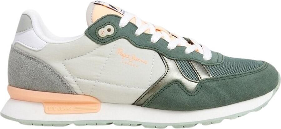 Pepe Jeans Brit Camp Schoenen Groen Vrouw